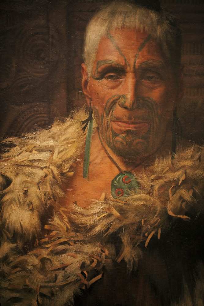 Perema Te Pahau, the Bone Scraper de Charles Frederick Goldie