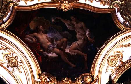 Psyche and Cupid, ceiling panel from the Salon de la Princesse de Charles Joseph Natoire