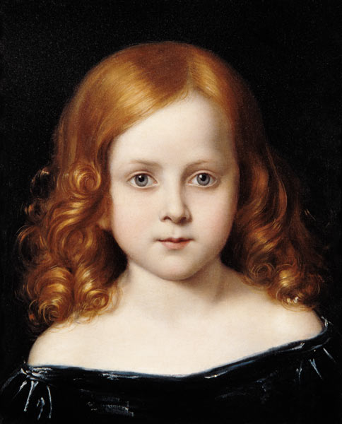 Portrait of the Artist's Daughter de Charles West Cope
