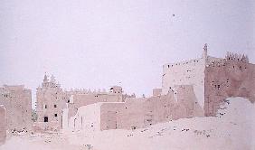 Djenne (Mali) Grande Mosquee, Monday, 2000 (w/c on paper) 