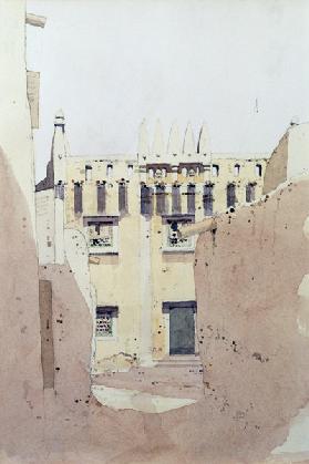 Djenne (Mali) Maison Tawate, 2000 (w/c on paper) 