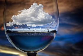 Cloud in a glass