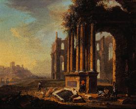 Italian ruin landscape II.