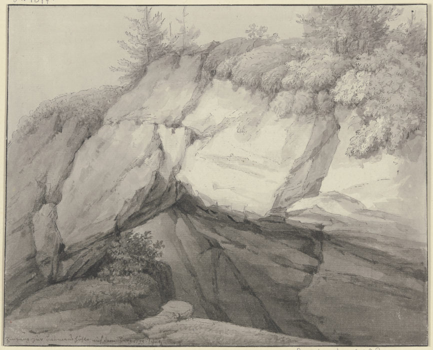 Rockcave in the mountains de Christian Georg Schutz