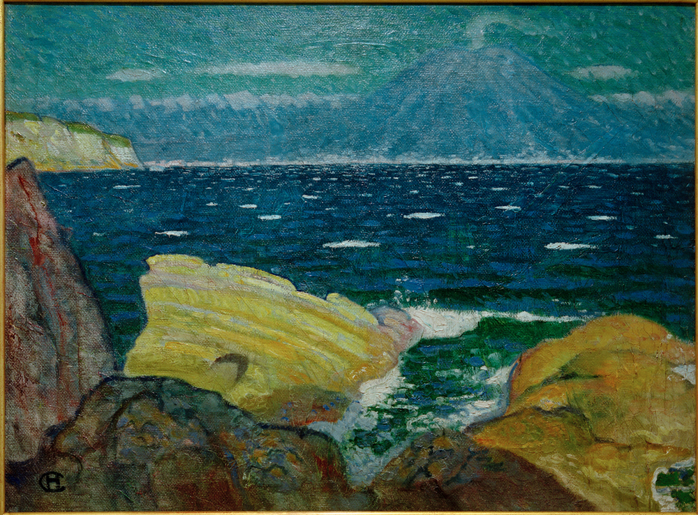 Blick vom nördlichen Capri auf den Vesuv de Christiansen Hans