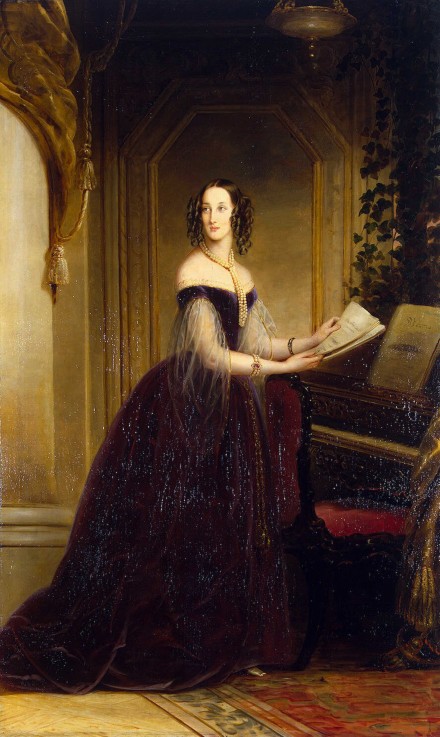 Portrait of Grand Duchess Maria Nikolaevna of Russia (1819–1876), Duchess of Leuchtenberg de Christina Robertson
