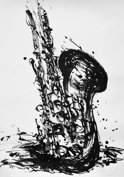 Saxophone dissolving de Christoph Menschel