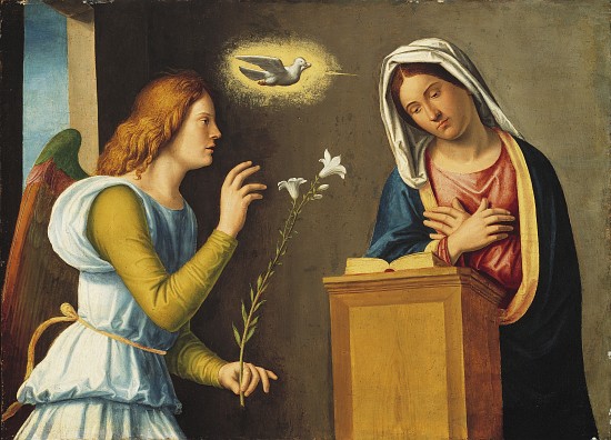 Annunciation to the Virgin, 1500/05 de Giovanni Battista Cima da Conegliano