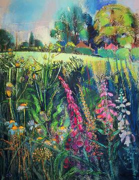 Summer Field (pastel on paper) 