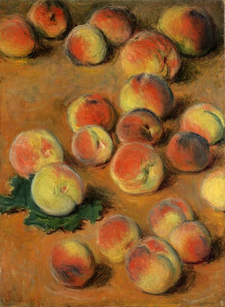 Melocotones de Claude Monet