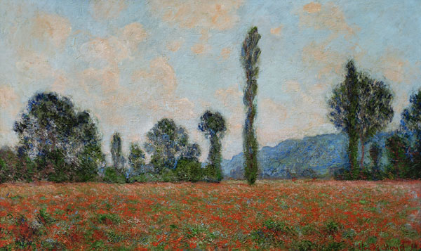 Champ des Coquelicots (Mohnfeld) de Claude Monet