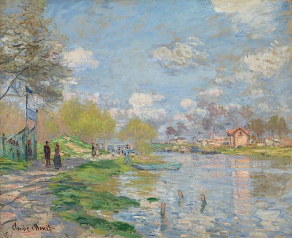 Spring on the Seine de Claude Monet