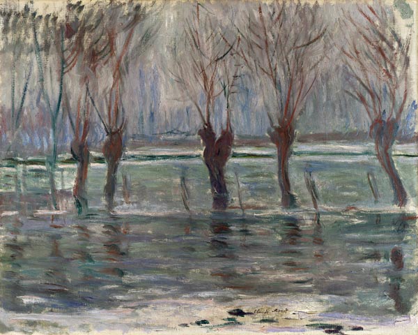 Flood Waters de Claude Monet