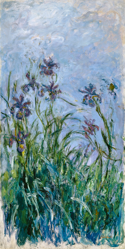 Iris Mauves de Claude Monet