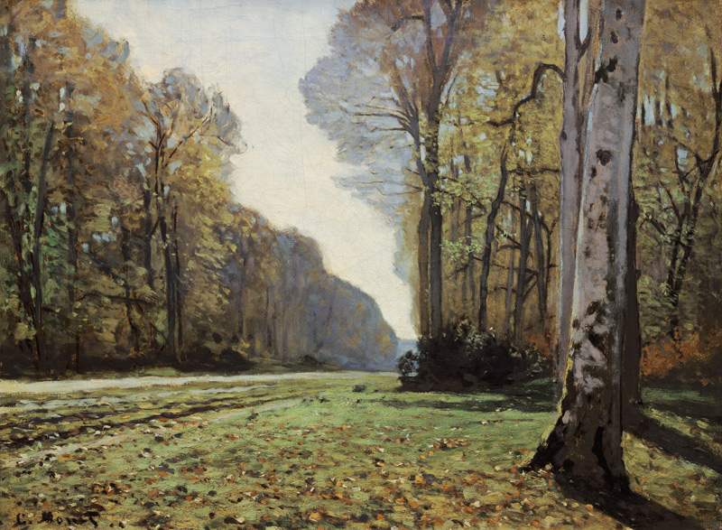 Pave de Chailly, forest di Fontainebleau de Claude Monet