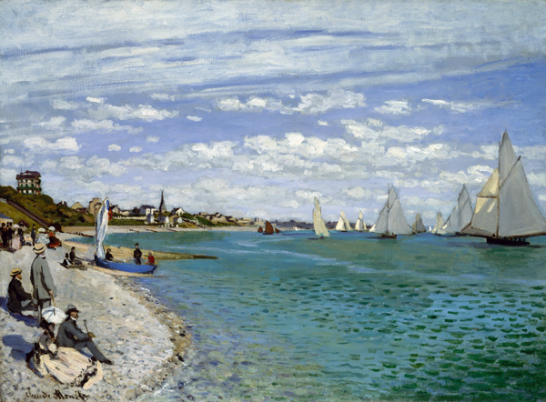 Regatta at Sainte-Adresse de Claude Monet
