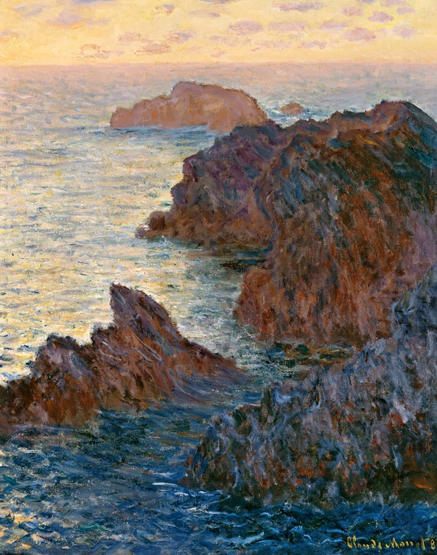 Rocky Point At Port-Goulphar de Claude Monet