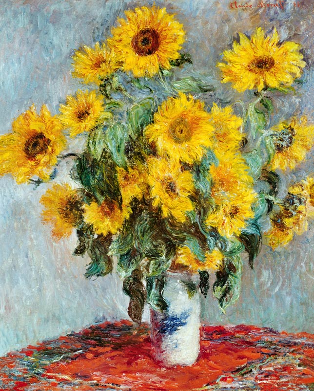 Ramo de Girasoles de Claude Monet