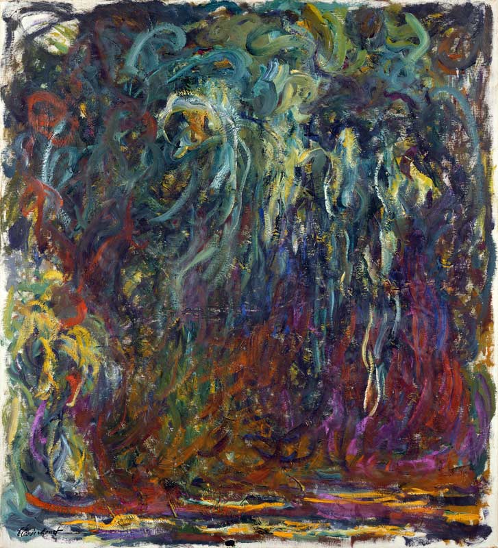 Weeping willows de Claude Monet
