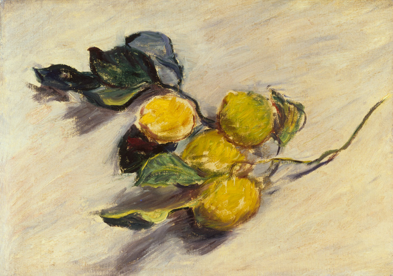 Zweig der Zitronenbaum de Claude Monet