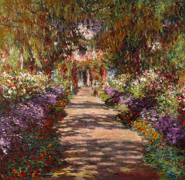 Paseo en Giverny de Claude Monet
