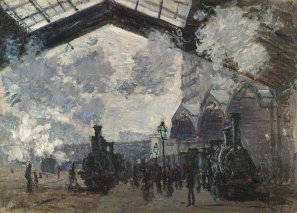 The Gare Saint Lazare de Claude Monet