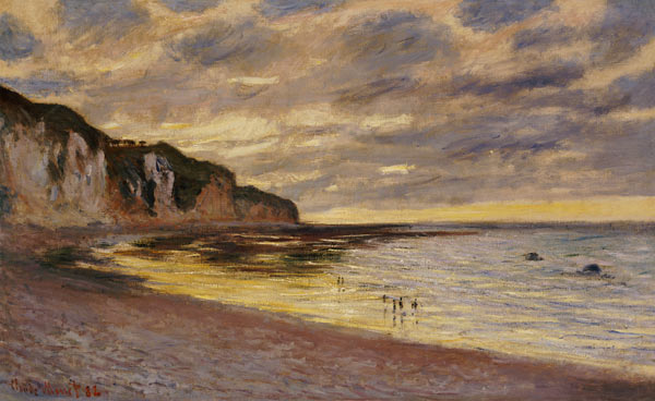 Marea Baja en Pointe de L'Ailly  de Claude Monet