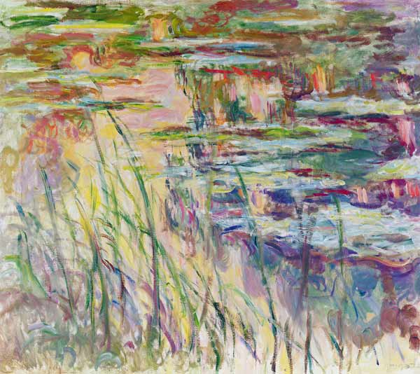 Reflections on the Water de Claude Monet