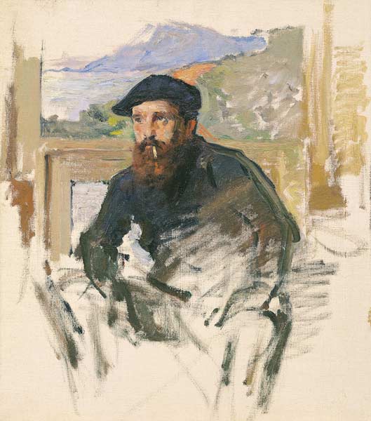 Self Portrait in his Atelier de Claude Monet