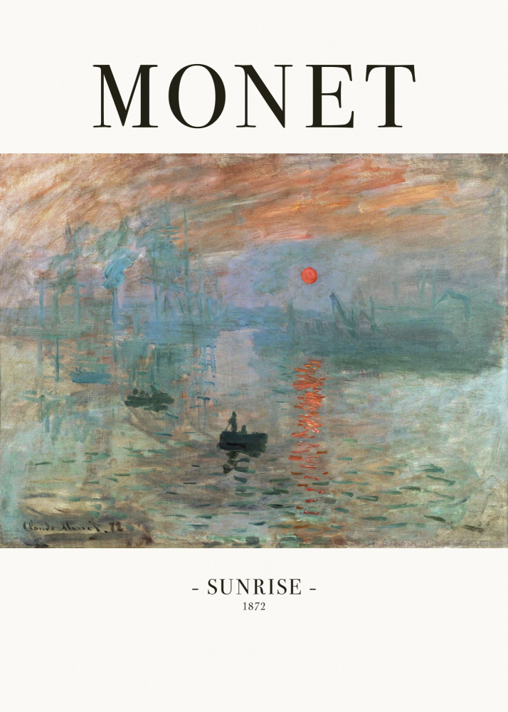 Sunrise 1872 de Claude Monet