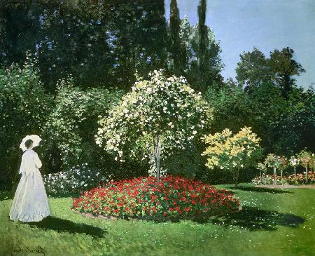 Dama en el Jardín 1867