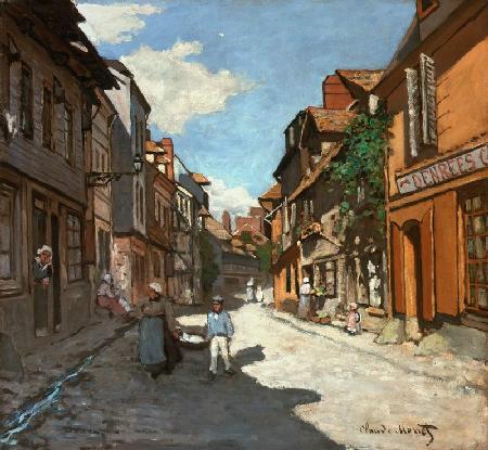 Dorfstrasse in the Normandy (Rue de of La Bavolle,