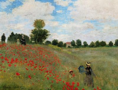 Amapolas en Argenteuil - Claude Monet