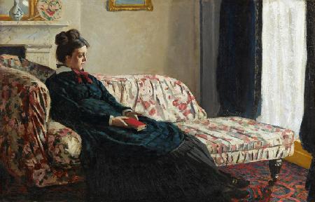 Meditation, or Madame Monet on the Sofa