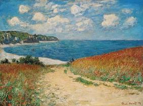 Camino en los campos de trigo en Pourville - Claude Monet