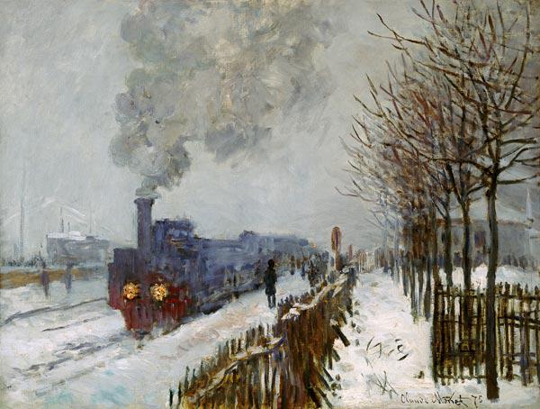 Tren en la nieve, La Locomotora