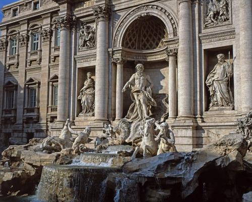 Fontane di Trevi in Rom de Claus Lenski