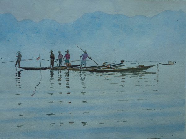 923 Fishing at Inle Lake de Clive Wilson Clive Wilson