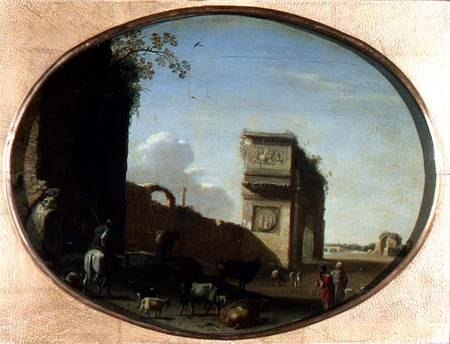 The Ruins of Rome de Cornelis Poelenburgh