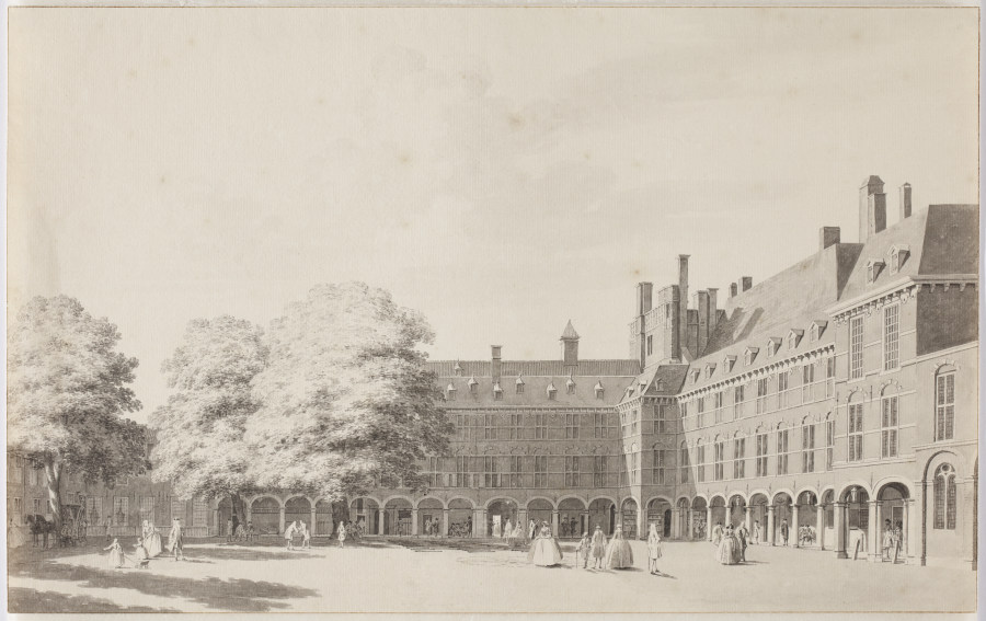 Der Binnenhof in Den Haag de Cornelis Pronk