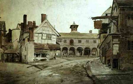 Market Place, Hereford de Cornelius Varley
