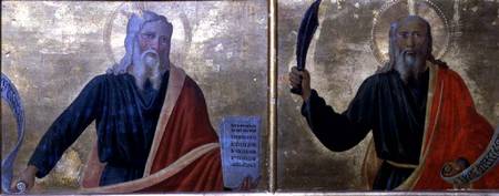 Moses and Abraham de Cosimo Rosselli