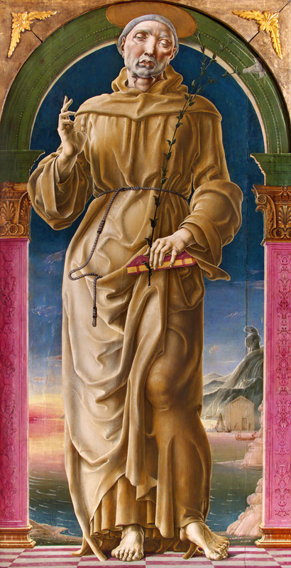 Saint Anthony of Padua de Cosimo Tura