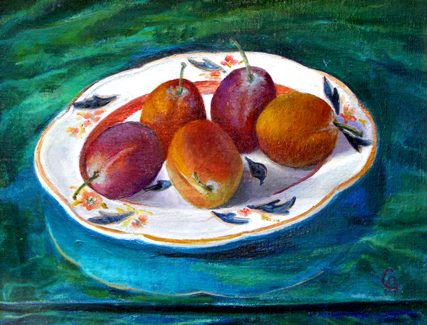 Fruit on a Staffordshire Dish de Cristiana  Angelini