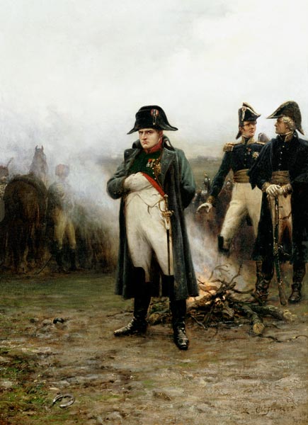 Napoleon Bonaparte (1769-1821) - en reproducción impresa o copia al óleo  sobre lienzo.