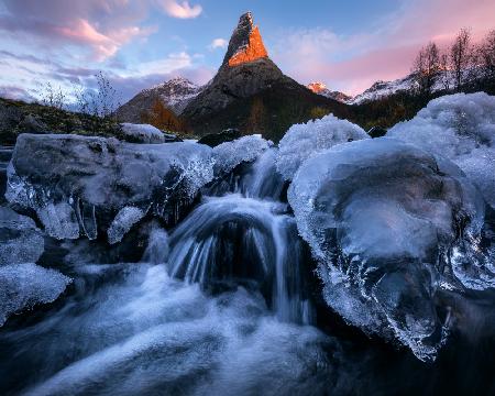 Autumn Sunset in Northern Norway