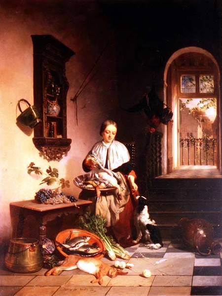 In The Kitchen de David Emil Joseph de Noter