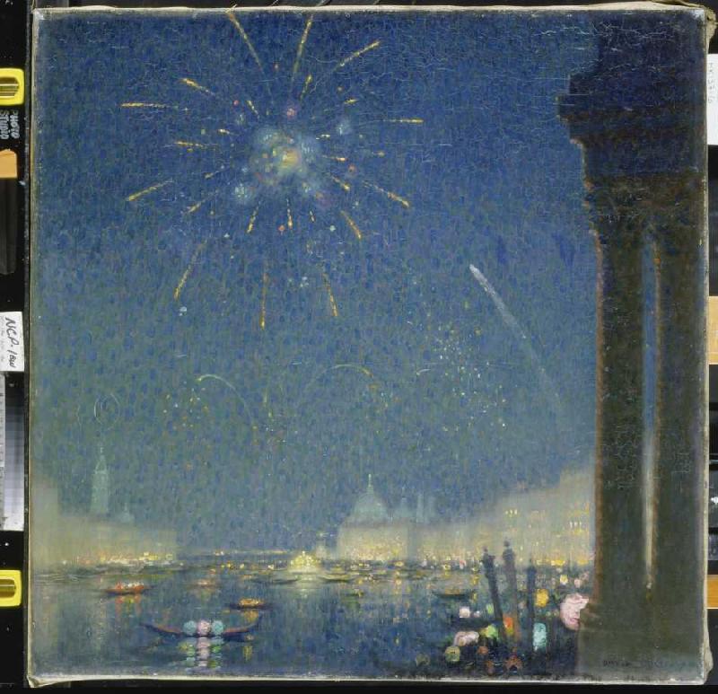 Let off fireworks at the carnival in Venice de David Ericson