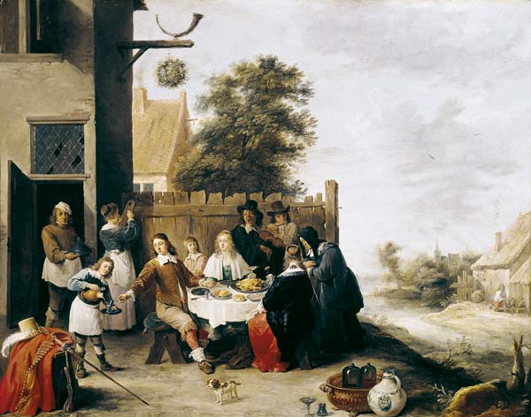 The Feast of the Prodigal Son de David Teniers