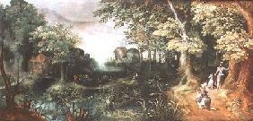 Landscape with Hunters